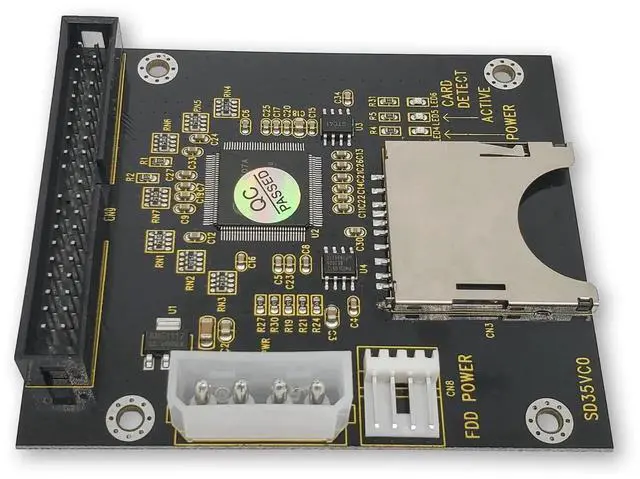 Alt view image 4 of 6 - SD SDHC Memory Card to 3.5 Inch 40 Pin IDE Adapter Card, Secure Digital to IDE Hard Drive Converter Module