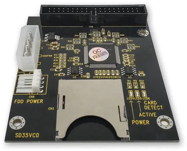 Alt view image 6 of 6 - SD SDHC Memory Card to 3.5 Inch 40 Pin IDE Adapter Card, Secure Digital to IDE Hard Drive Converter Module