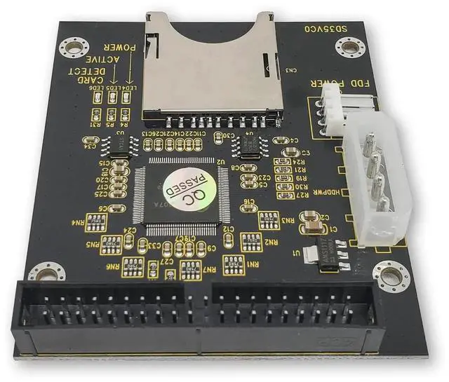 Alt view image 2 of 6 - SD SDHC Memory Card to 3.5 Inch 40 Pin IDE Adapter Card, Secure Digital to IDE Hard Drive Converter Module