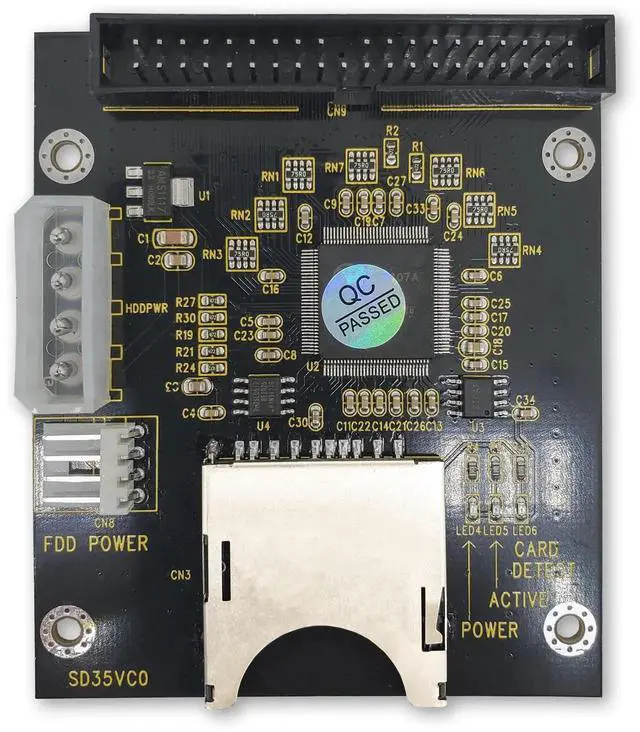 Alt view image 3 of 6 - SD SDHC Memory Card to 3.5 Inch 40 Pin IDE Adapter Card, Secure Digital to IDE Hard Drive Converter Module