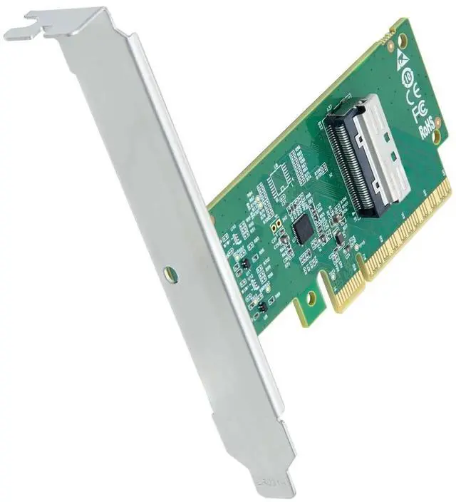 Alt view image 7 of 7 - MCIO 74Pin 8i to PCIe X8 Adapter Card, Gen5 PCIe 5.0 High Speed Server Storage Expansion Converter Card