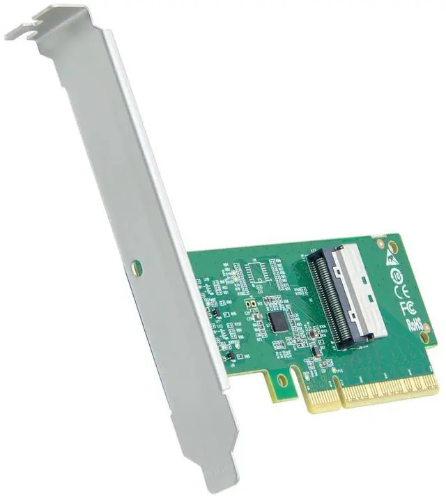 Alt view image 3 of 7 - MCIO 74Pin 8i to PCIe X8 Adapter Card, Gen5 PCIe 5.0 High Speed Server Storage Expansion Converter Card