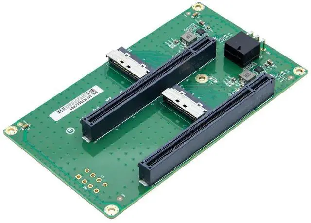Main image of 2X MCIO 74Pin 8I to PCIe X16 Female Adapter Card, Gen5 PCIe 5.0 Bifurcation Converter Card, Each Slot Runs At X8 Bandwidth for Server Storage Expansion
