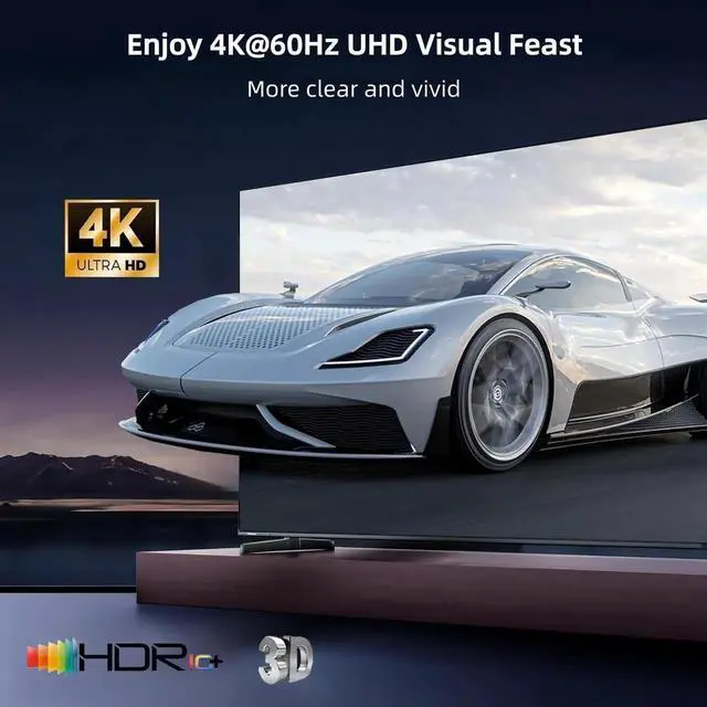 Alt view image 2 of 7 - 7Port HDMI Switch 7 in 1 Out 4K@60Hz, HDMI 2.0 Switcher Selector Box with IR Remote Control, Supports Dolby Vision Atmos HDR10, Compatible with TV Box Switch PS5 PS4 Roku Fire Stick