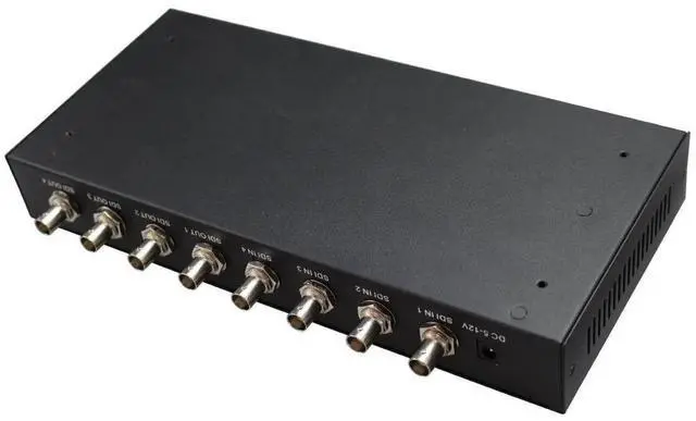 Alt view image 4 of 6 - 4x4 SDI Matrix Switcher, 4In4Out Video Matrix, Supports HDSDI, SDSDI & 3GSDI Signals