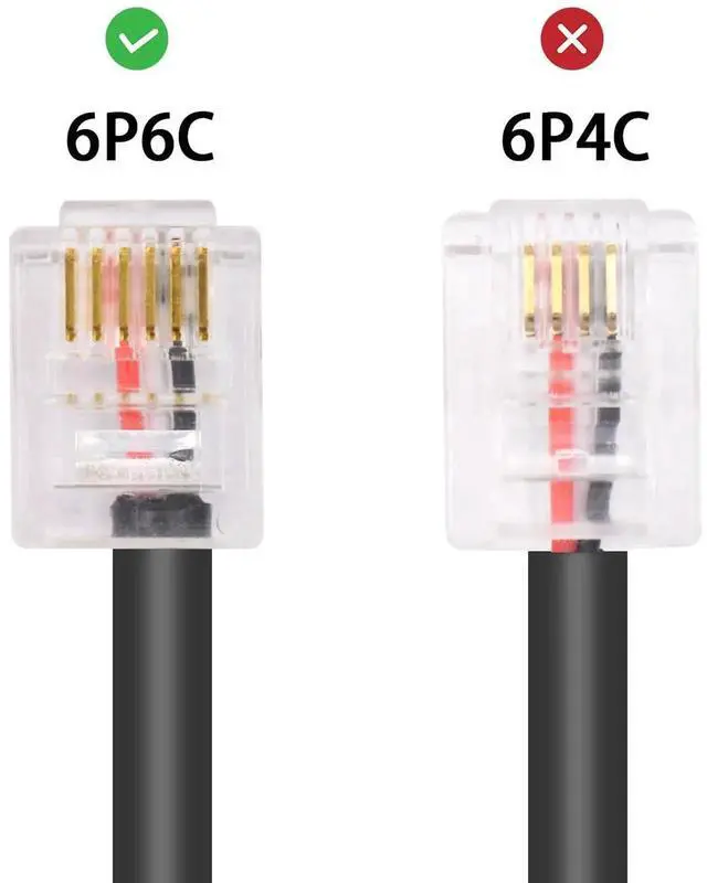 Alt view image 5 of 7 - 6FT DB9 to RJ11 Serial Adapter Cable, RS232 DB9 Female to RJ11/RJ12 6P6C Network Serial Control Cable for LeadShine ServoDrive Stepper Motor Communication
