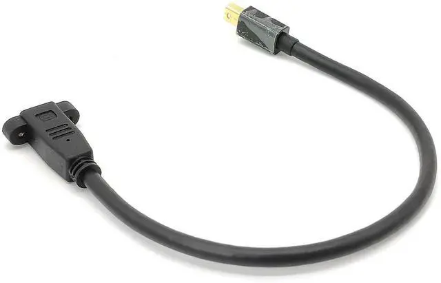 Alt view image 4 of 5 - 30cm Mini DisplayPort Male to Female PanelMount Extension Adapter Cable with Fixing Screws