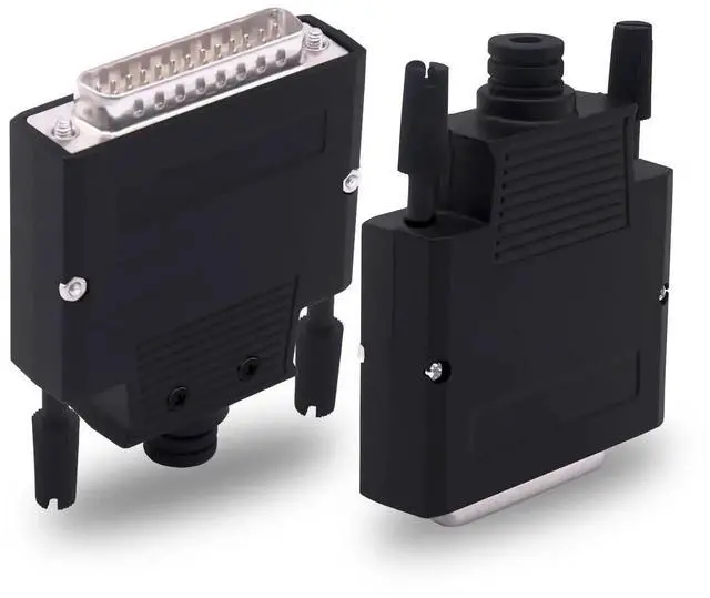 Alt view image 2 of 7 - DB25 Male Solderless Breakout Board, RS232 DSUB 25Pin Serial Terminal Block Adapter with Protective Case