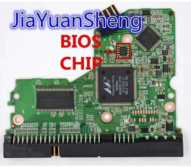Main image of HDD PCB 2060-701292-000 REV A for WD 40GB 80GB 160GB IDE 3.5" Hard Drive Logic Board