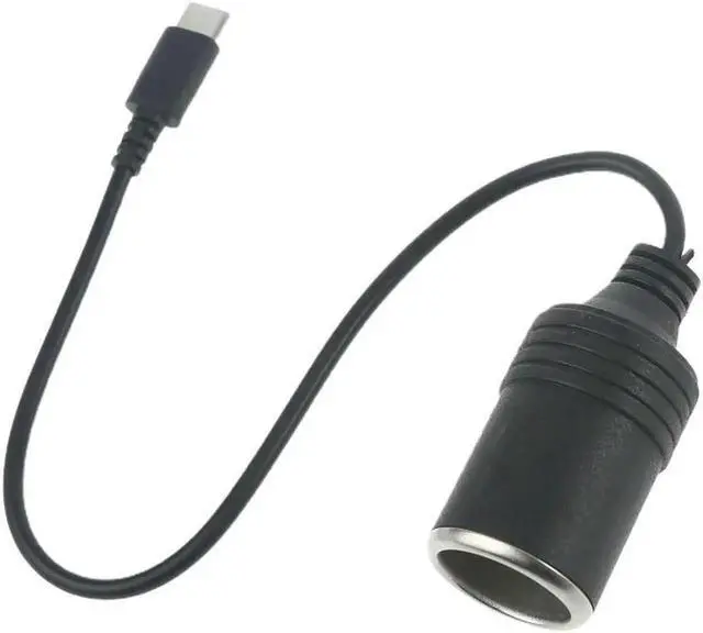 Main image of USB C PD Type C Male to 12V 5A Car Cigarette Lighter Socket Female Converter Cable, PD Trigger Power Cord Compatible with Garmin, Vantrue, REDTIGER, BlackVue, GKU Dash Cam DVR GPS Radar Detector Car F
