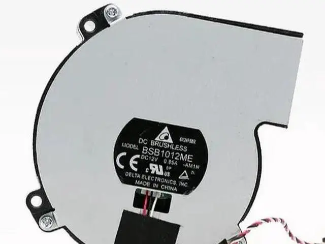 Alt view image 3 of 3 - For Delta BSB1012M 12V 1.4A 100mm 3-Wire Centrifugal Blower Fan, Replacement Turbine Cooling Fan Compatible with Epson, BenQ, Optoma, ViewSonic Projectors