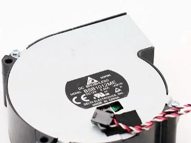Alt view image 2 of 3 - For Delta BSB1012M 12V 1.4A 100mm 3-Wire Centrifugal Blower Fan, Replacement Turbine Cooling Fan Compatible with Epson, BenQ, Optoma, ViewSonic Projectors