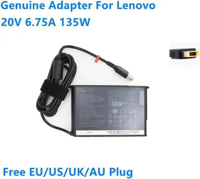 Alt view image 3 of 3 - 135W 20V 6.75A Laptop AC Adapter Charger Replacement for Lenovo ThinkPad ADL135SDC3A ADL135SCC3A ADL135SCC2A, Compatible with ThinkPad P1 X1 Extreme T470P T540P Legion IdeaPad Gaming Laptops