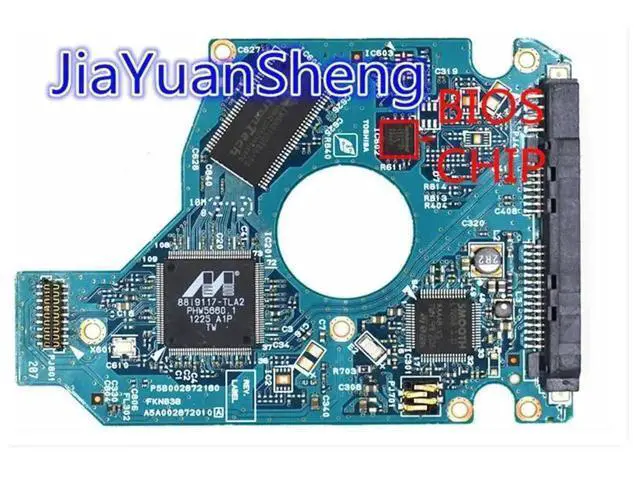 Alt view image 2 of 3 - G002872A HDD PCB Logic Board, Fully Tested Donor Controller Circuit Board Compatible with Toshiba MK6461GSYN MK3265GSX MK5061GSYN 2.5" Hard Drive, Spare Part for HDD Repair & Data Recovery