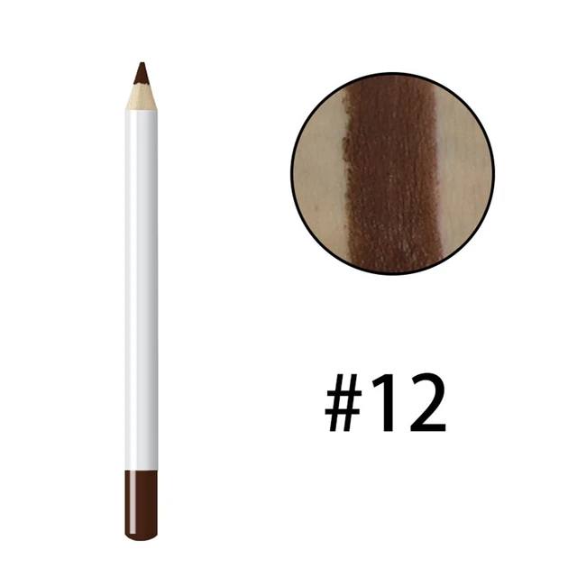 Alt view image 6 of 6 - Aomoproing Wood Lip Liner Pencil, 22 Shades Creamy-Matte Smooth Lip Liner Easy Coloring Fuller Lips Makeup, 12 Dark Coffee, Creamy-Smooth Waterproof-Matte Cosmetic Makeup Pencil