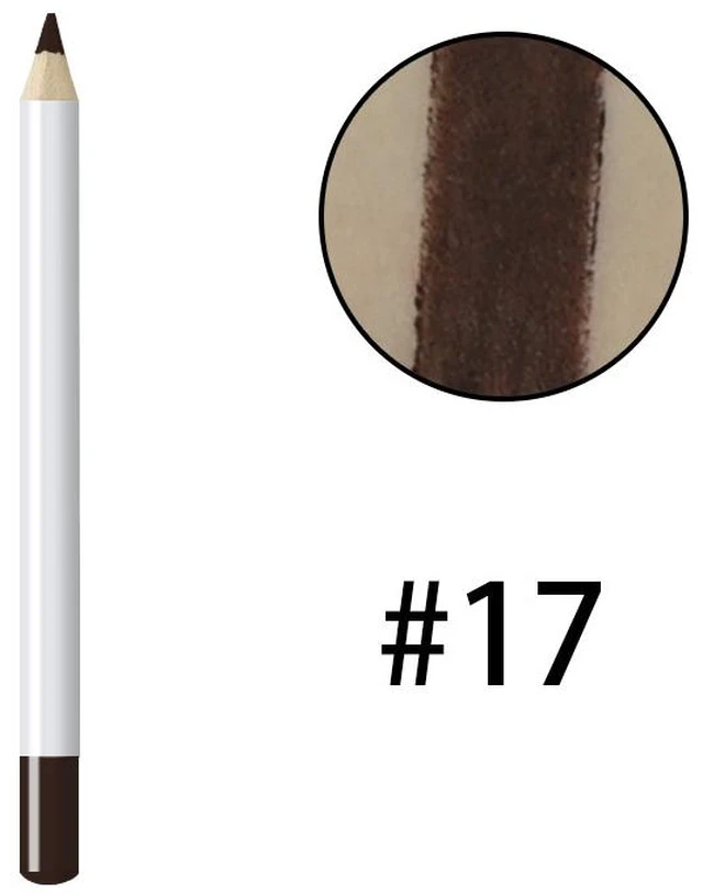Main image of Aomoproing Wood Lip Liner Pencil, 22 Shades Creamy-Matte Smooth Lip Liner Easy Coloring Fuller Lips Makeup, 17 Dark Mocha, Creamy-Smooth Waterproof-Matte Cosmetic Makeup Pencil