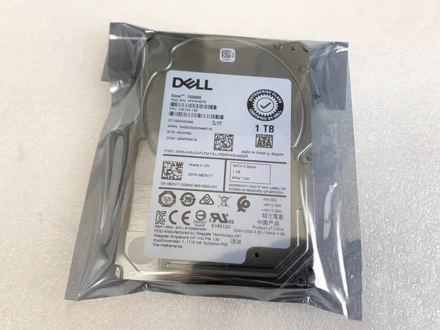 Alt view image 5 of 5 - ST1000NX0443 1TB 2.5" SATA 6Gb/s 7200RPM 64MB Cache Internal Server Hard Drive, Replacement for Dell 08DN1Y 8DN1Y