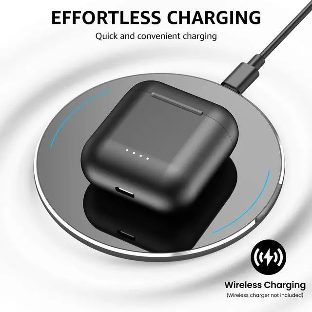 Alt view image 4 of 7 - JAYSUING T6 Wireless Earbuds, Bluetooth Ear Buds, Stereo Sound in Ear Headphones, 50 Hours Playtime, AI Clear Call, Wireless Charging Case, APP Customizable EQs, IPX8 Waterproof Earphones