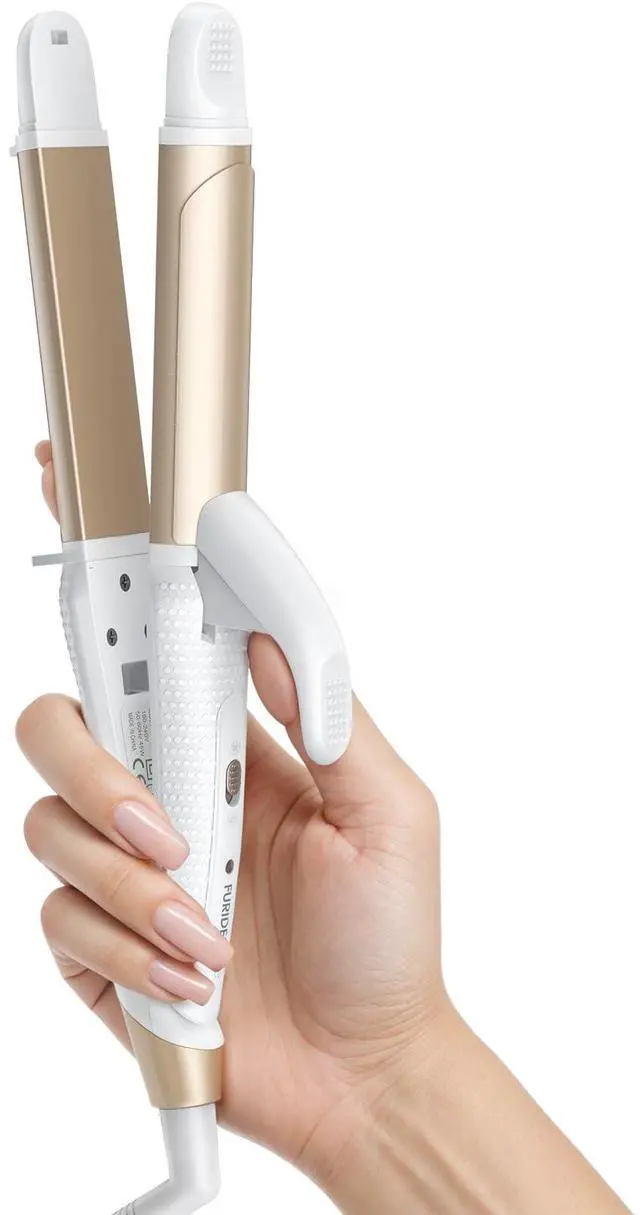 Main image of Europe Travel Curling Iron Mini: Dual Voltage Curling Iron for Traveling - Mini Travel Curling Irons 1 Inch with US Plug,Gold 450 for Thick/Coarse Short Hair