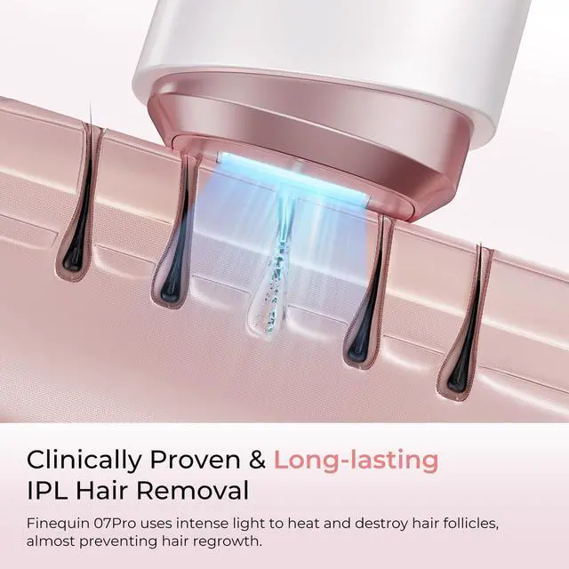 Alt view image 7 of 7 - JAYSUING Laser Hair Removal for Women & Men, 45°F Ice-Cooling Contact, Safe & Virtually Painless Alternative to Salon IPL Hair Removal Device, Long-Lasting Hair Removal from Home, with Razor & Glasses