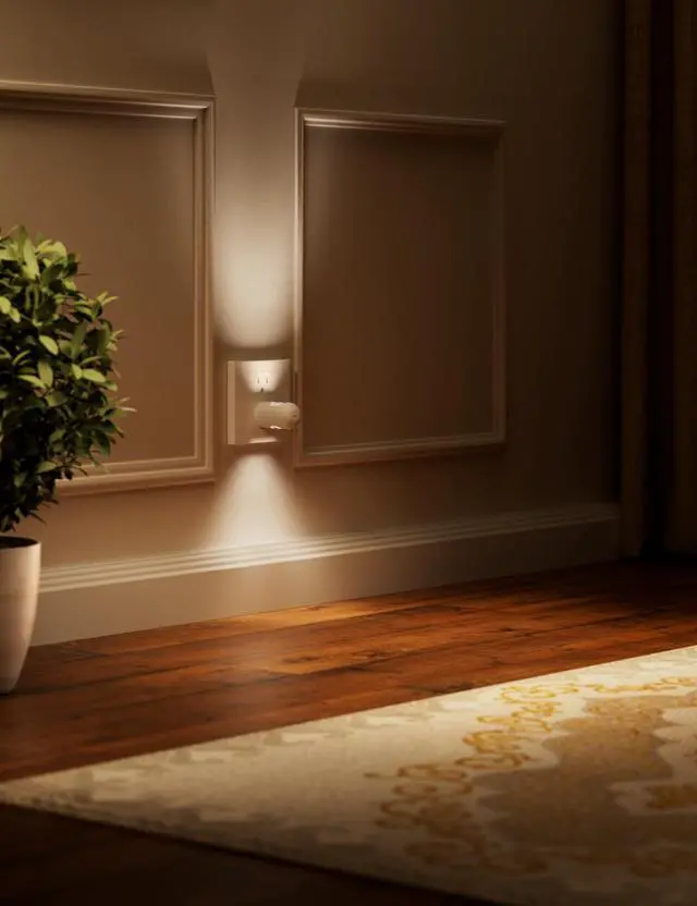 Alt view image 6 of 7 - JAYSUING 6-Pack LED Night Light Plug-in Wall Outlet Light, Soft White 3000K,Dusk to Dawn Nightlight,Ambient Lighting,Nightlight for Bedroom, Bathroom, Nursery, Hallway, Kitchen