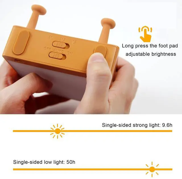 Alt view image 5 of 7 - JAYSUING Cute Night Light Toast Bread LED Night lamp with Rechargeable, Portable Bedroom Bedside Bed lamp Christmas Gifts Ideas for Tween Teenage Teenager Teens Girls Boys Women