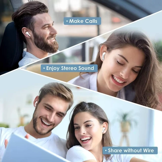 Alt view image 7 of 7 - Wireless Earbuds,Bluetooth Headphones pro(2nd generation),48H Playtime Ear Buds with Mic,High-Fidelity Sound,Bluetooth 5.3 Chip,USB-C Charging,IPX7 Waterproof,in-Ear Earphone for iPhone Andriod