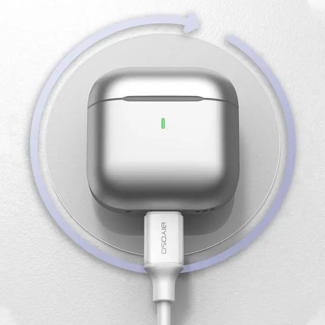 Alt view image 4 of 7 - 5.4 Earbuds Bluetooth Earphone, Dul-Channel with USB-C Charging Case HiFi Stereo, Sound in-Ear Earphones, Touch Control Ear Auto Pairing Headphones for Apple AirPods