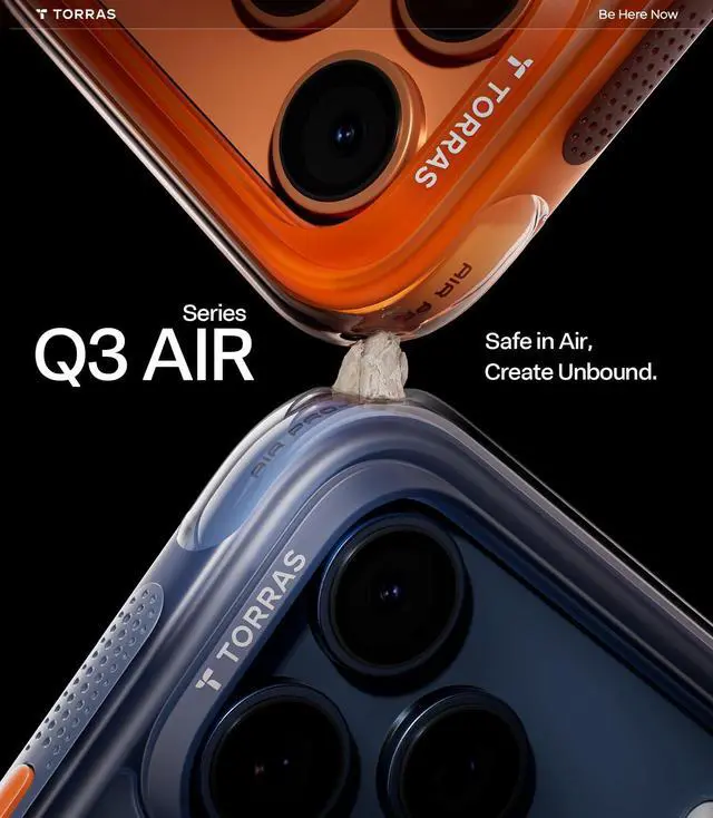 Alt view image 2 of 7 - JAYSUINGOstand Q3 Air for iPhone 17 Pro Max Case with 360 Magnetic Stand, Fit for MagSafe, Mil-Grade Drop Tested, Camera Control Button, Shockproof Phone Case for iPhone 17 Pro Max 6.9", Midnight Blue