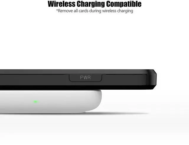 Alt view image 6 of 7 - JAYSUING for iPhone 12/iPhone 12 Pro Case with Card Holder Heavy Duty Protective Dual Layer Shockproof Hidden Card Slot Slim Wallet Case for iPhone 12/12 Pro for Men&Women(Black)