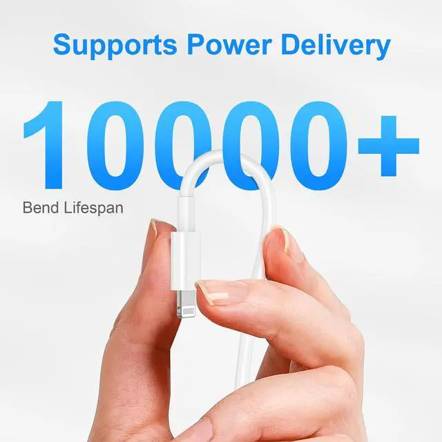 Alt view image 5 of 7 - 2PACK for iPhone Charger 6FT,Lightning Charging Cable,for Apple Certified Cord for iPhone 14/13/12/11 Pro/X/Xs Max/XR/8 Plus/7/6s/SE/5c/5s,for iPad Air/Mini USB Charge 6Foot