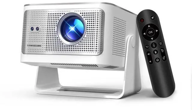 Main image of Smart Projector with 4K 8K Support, Mini Projector with Wifi6 and Bluetooth5.4, 600 ANSI, Auto Focus & Obstacle Avoidance 1080P Portable Movie Proyector for Home Outdoor, JAYSUING HY350Max