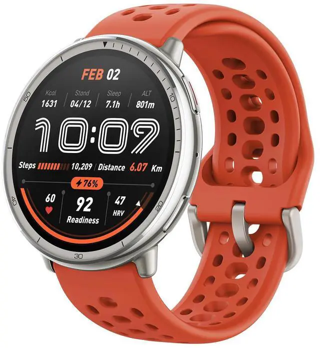 Main image of JAYSUINGActive 2 Sport Smart Watch Fitness Tracker for Android and iPhone, 44mm, 10 Day Battery, Water Resistant, GPS Maps, Sleep Monitor, 160+ Workout Modes, 400 Face Styles, Silicone Strap, Free App