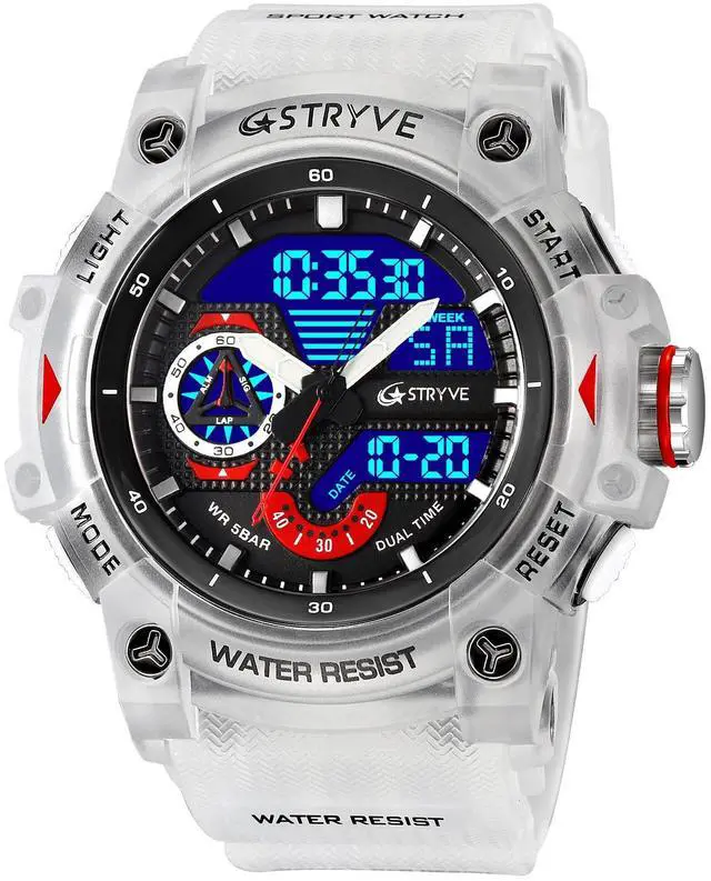 Main image of JAYSUING Men's Watches Multi Function Military S-Shock Sports Watch LED Digital Waterproof Alarm Watches