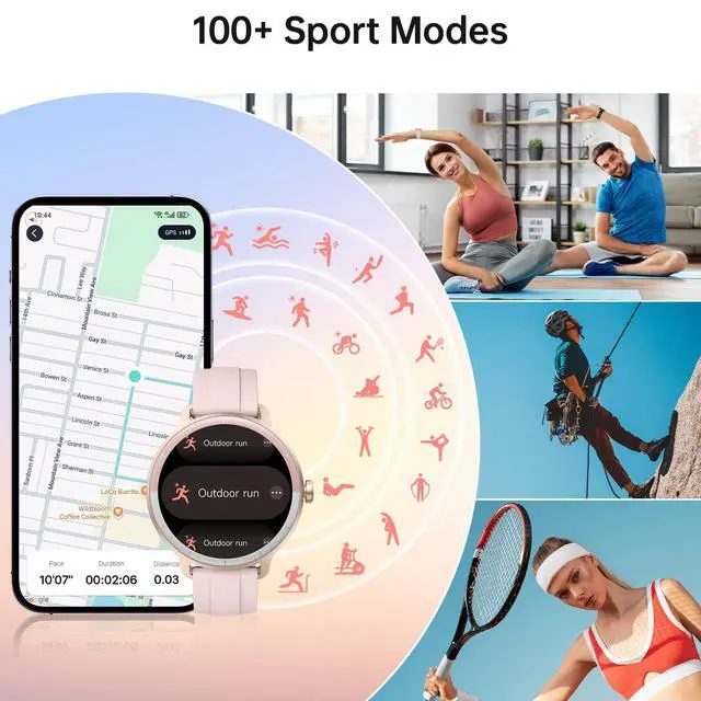 Alt view image 5 of 7 - Smart Watch for Men Women(Answer/Make Calls), Smartwatch Built-in AI Voice, 1.27" HD Fitness Tracker with Heart Rate/Sleep/Step/SpO2 Monitor, 100+ Sports Modes, IP68 Waterproof Watch for Android iOS