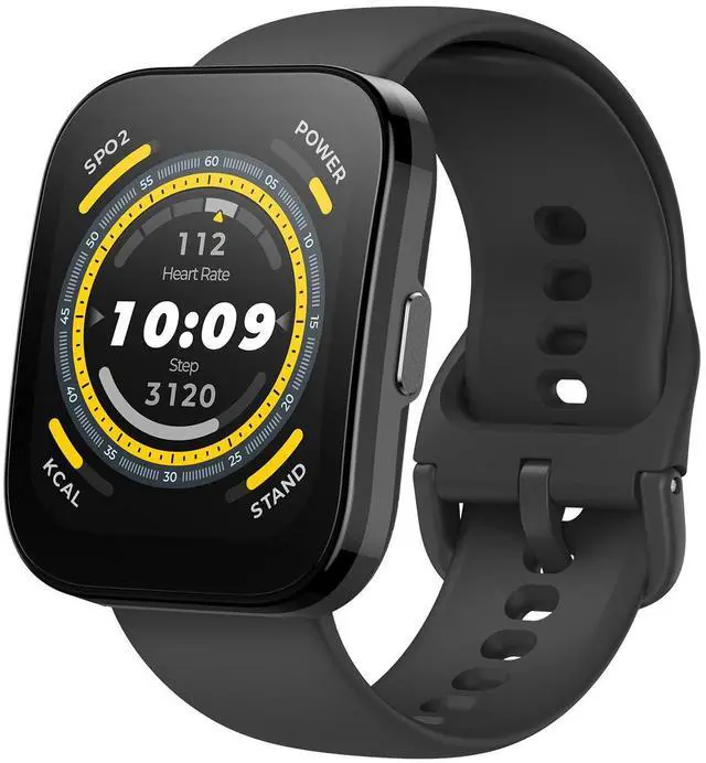 Main image of JAYSUING Bip 5 Smart Watch 46mm, GPS, Amazon Alexa Built-in, Bluetooth Calling, 10-Day Battery, Heart-Rate & VO2 Max, Sleep Health Monitoring, AI Fitness Tracker App, for Android & iPhone, Black