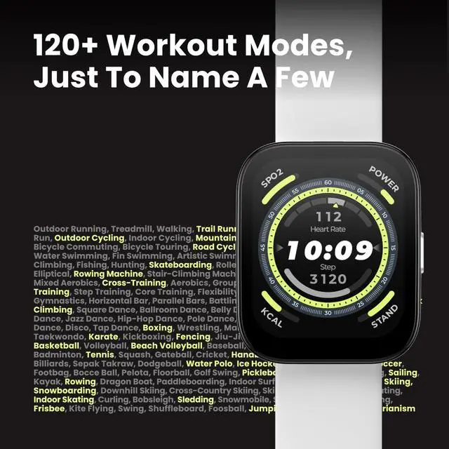 Alt view image 3 of 7 - JAYSUING Bip 5 Smart Watch 46mm, GPS, Amazon Alexa Built-in, Bluetooth Calling, 10-Day Battery, Heart-Rate & VO2 Max, Sleep Health Monitoring, AI Fitness Tracker App, for Android & iPhone, Black