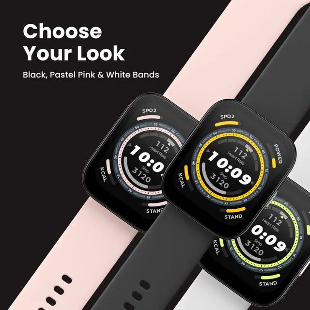 Alt view image 4 of 7 - JAYSUING Bip 5 Smart Watch 46mm, GPS, Amazon Alexa Built-in, Bluetooth Calling, 10-Day Battery, Heart-Rate & VO2 Max, Sleep Health Monitoring, AI Fitness Tracker App, for Android & iPhone, Black
