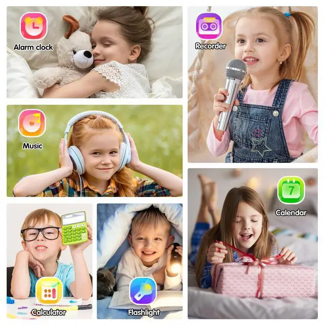 Alt view image 6 of 7 - Kids Smart Watch Boys, Kids Smart Game Watch with 39 Games HD Touch Screen Video Camera Music Player Pedometer Flashlight Alarm Clock 12/24 hr Kid Watches for Boy Gifts for 5-12 Year Olds Boy Girl