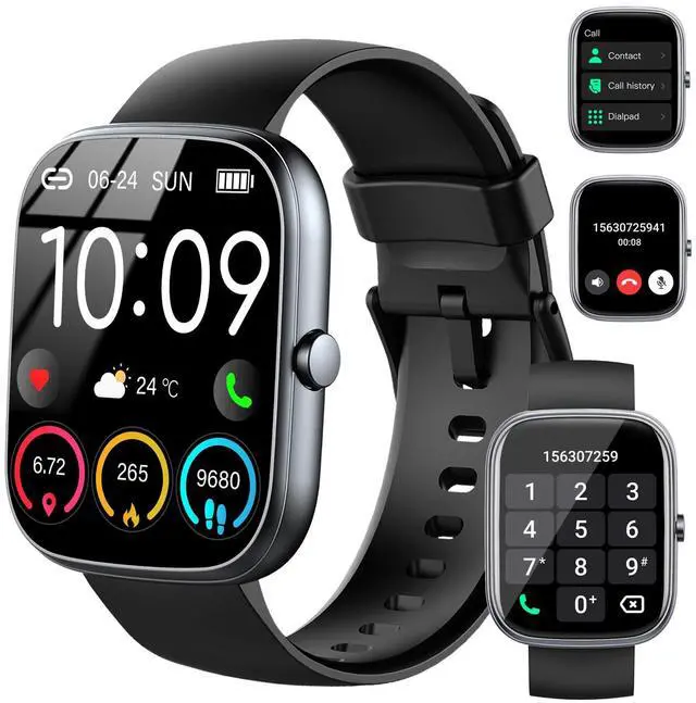 Main image of JAYSUINGSmart Watch (Answer/Make Call), 1.91" Smartwatch Fitness Activity Tracker for Men Women, 110+ Sports IP68 Waterproof, Heart Rate/Sleep Monitor/Pedometer/Calories, Fitness Watch for Android iOS