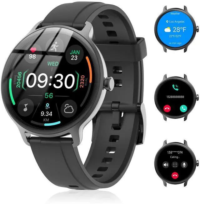 Main image of Smart Watch for Men Women(Answer/Make Calls), Smartwatch Built-in AI Voice, 1.27" HD Fitness Tracker with Heart Rate/Sleep/Step/SpO2 Monitor, 100+ Sports Modes, IP68 Waterproof Watch for Android iOS