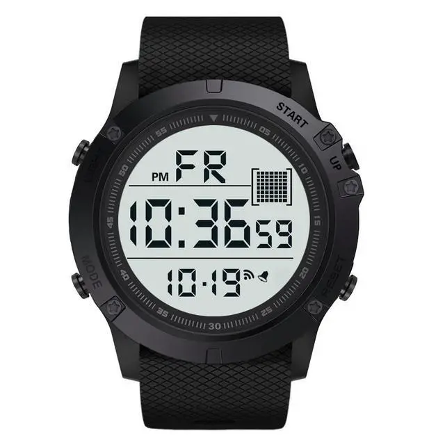 Alt view image 7 of 7 - Men's Digital Sports Watch Military Electronic Waterproof Wrist Watches for Men with Stopwatch Countdown Timer Alarm Date LED Backlight