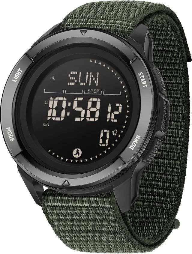 Main image of JAYSUING Men's Digital Watch Pedometer Step Counter Watches Military Compass Waterproof Wrist Watch Tactical Sport Watch Calories Counter Pacer Running Wristwatch LED Light Stopwatch Countdown