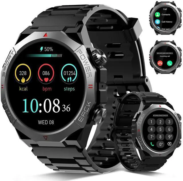 Main image of JAYSUING Smart Watches for Men (Answer/Make Calls), 1.39" Watches, Heart Rate/Sleep Monitor, 110+ Sports Modes Watch for Men, Waterproof Watch, 30Day, Watches for Android/iPhone, Black