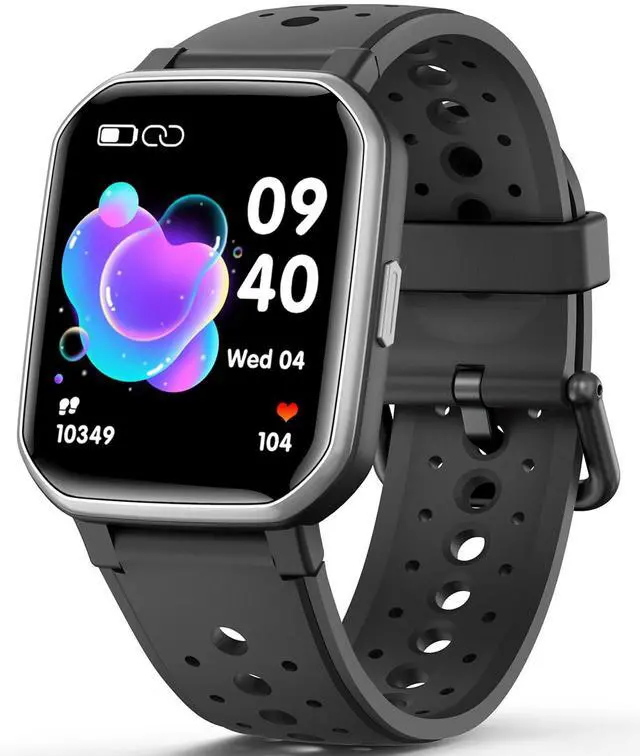 Main image of JAYSUING Smart Watch for Kids Teens, Fitness Tracker Boy Girls Watch with 19 Sport Modes, Pedometer, Sleep Monitor, Kids Watch Birthday Gifts Toy Gift for Girls Boys 6-16 (Black)