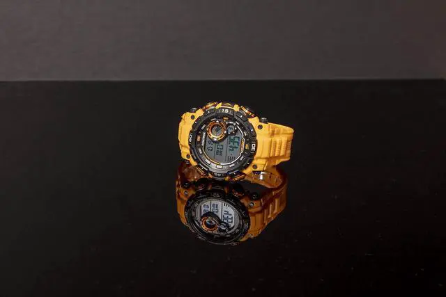 Alt view image 2 of 4 - JAYSUING Men's Digital Chronograph Resin Strap Watch, 40/8397