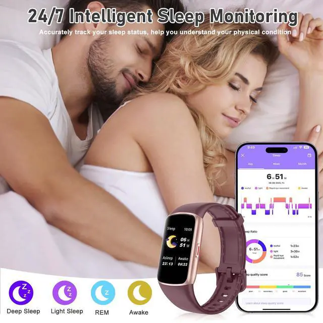 Alt view image 4 of 6 - JAYSUING Fitness Tracker with 24/7 Sleep Tracker, 1.47''Waterproof Fitness Watch, Activity Tracker with Step Tracker for Women Men