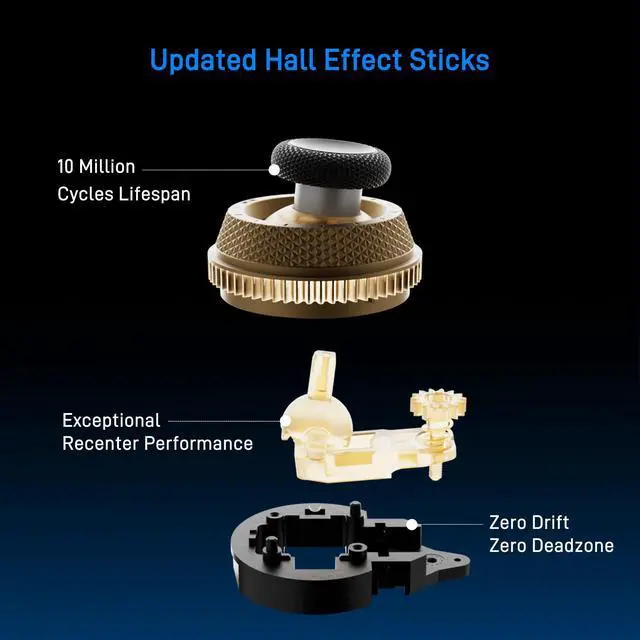 Alt view image 3 of 7 - FLYDIGI VADER 5S Wired Controller for Xbox Series X|S, Xbox One, Windows 10/11, FORCEFLEX Adjustable Tension Joysticks, FORCESWITCH Triggers, 6 Remappable Buttons, 3.5mm Audio Jack