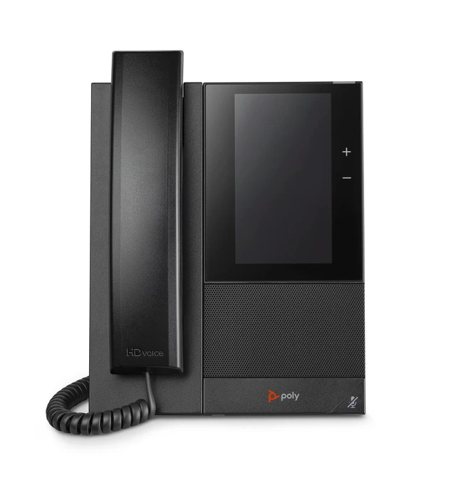 Alt view image 3 of 5 - Plantronics CCX 505 Phone with Handset (Poly), Wi-Fi Enabled, 5" LCD Display, Bluetooth & USB Headset Ports, Microsoft Teams Certified,Black