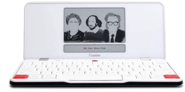 Main image of Freewrite Traveler ^^ Lightweight and Portable Typewriter with E Ink Digital Screen for Distraction-Free Drafting ^^ Word Processor with Wifi Cloud Sync and Long Battery Life for Writers on the Move